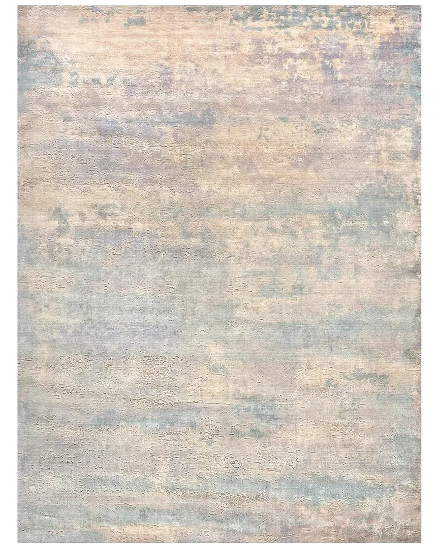 Reflections Hand-Loomed Rug - Light Beige, Bamboo Silk