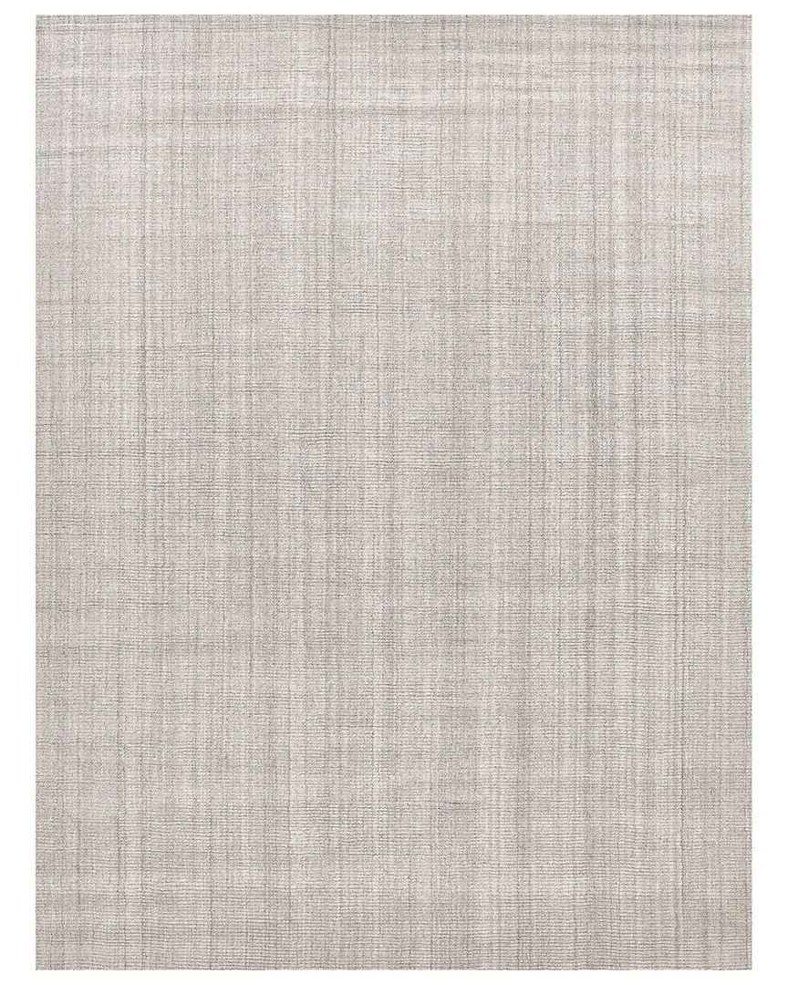 Robin Hand-Loomed Area Rug - Silver, New Zealand Wool