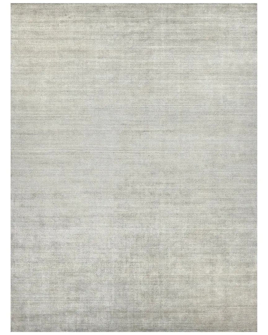 Sanctuary Hand-Loomed Area Rug - Taupe, Wool & Bamboo Silk