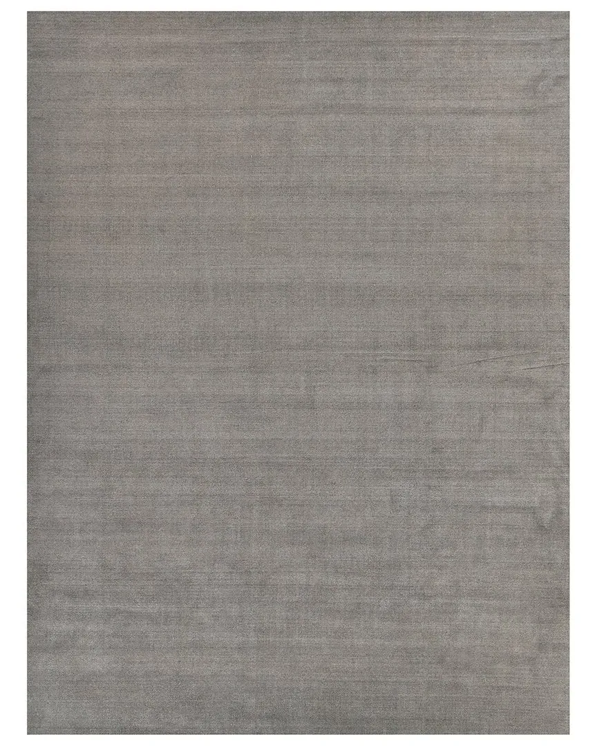 Sanctuary Hand-Loomed Rug - Dark Taupe, Wool and Bamboo Silk image