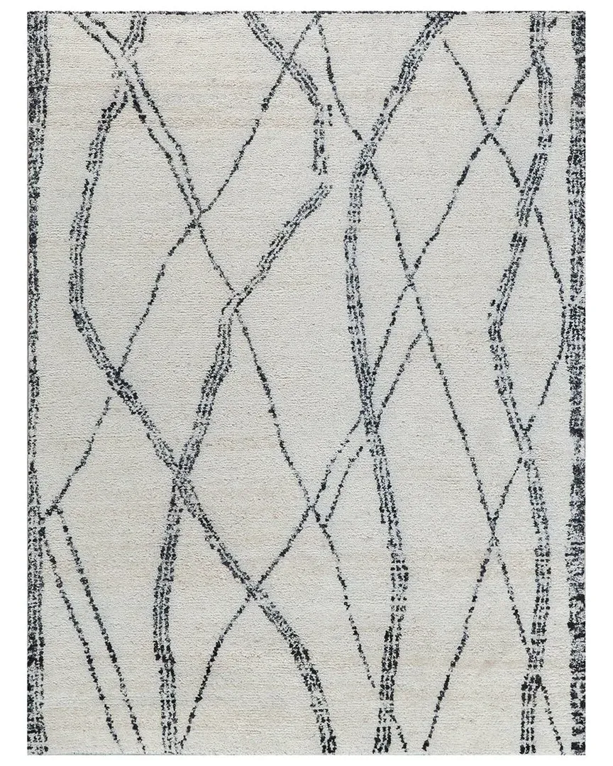Tahoe Hand Knotted Area Rug - Ivory, Wool