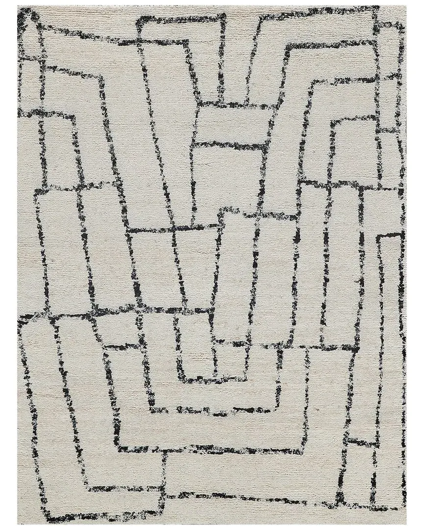 Tahoe Hand Knotted Area Rug - Ivory, Wool