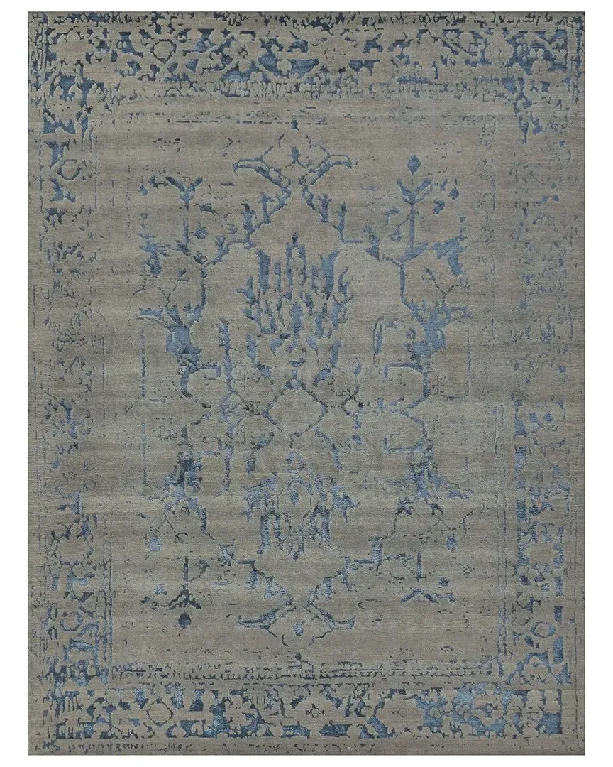 Terras Hand-Knotted Rug - Grey, New Zealand Wool