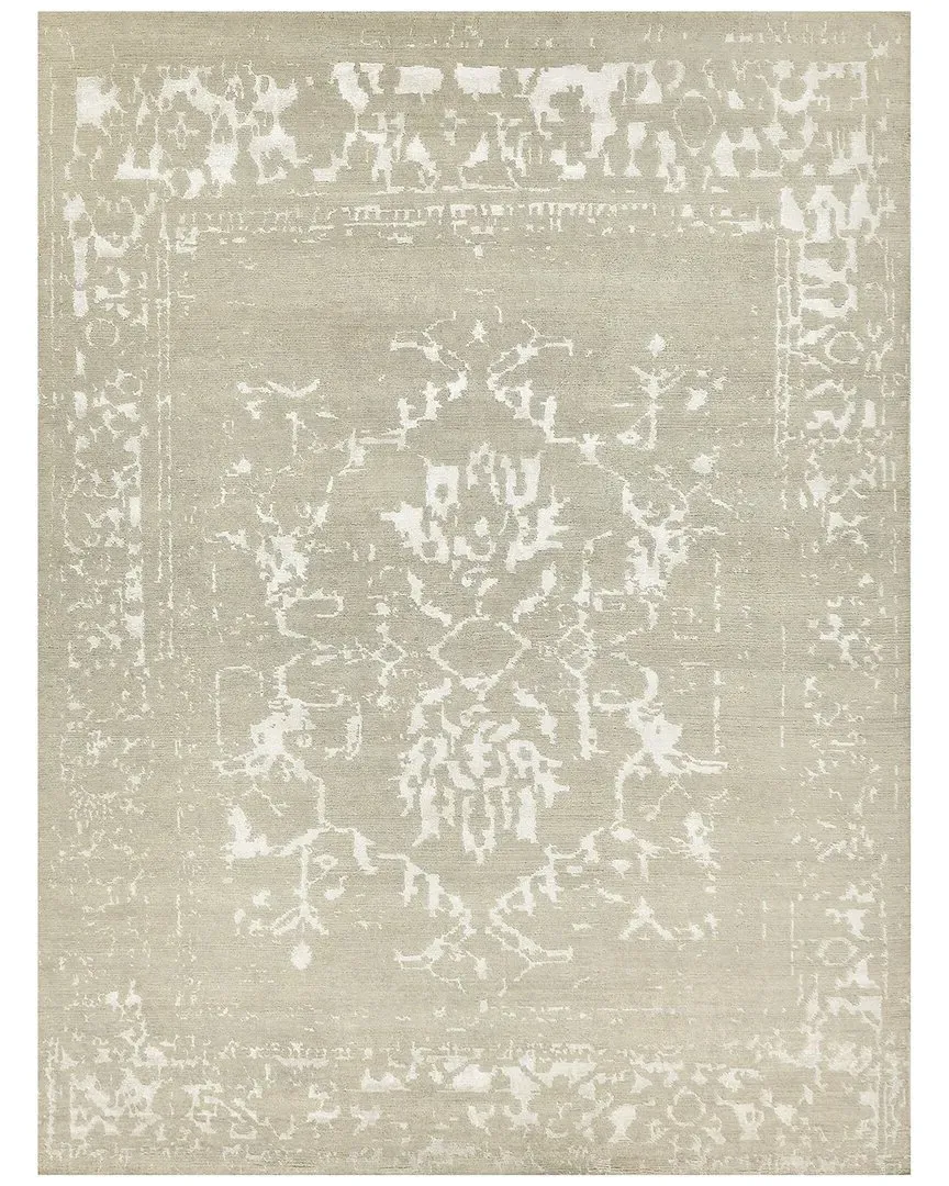 Terras Hand-Knotted Rug - Grey, New Zealand Wool