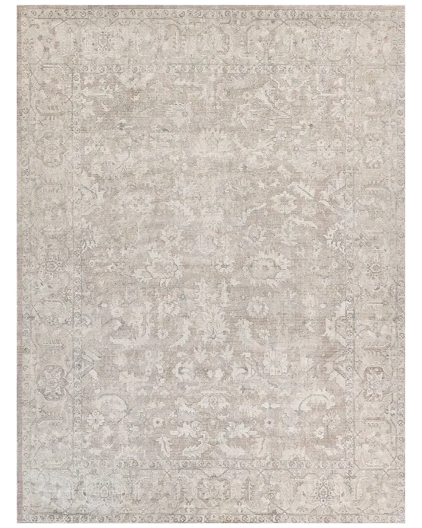 Tuscany Hand-Loomed Area Rug - Tan, Wool & Bamboo Silk