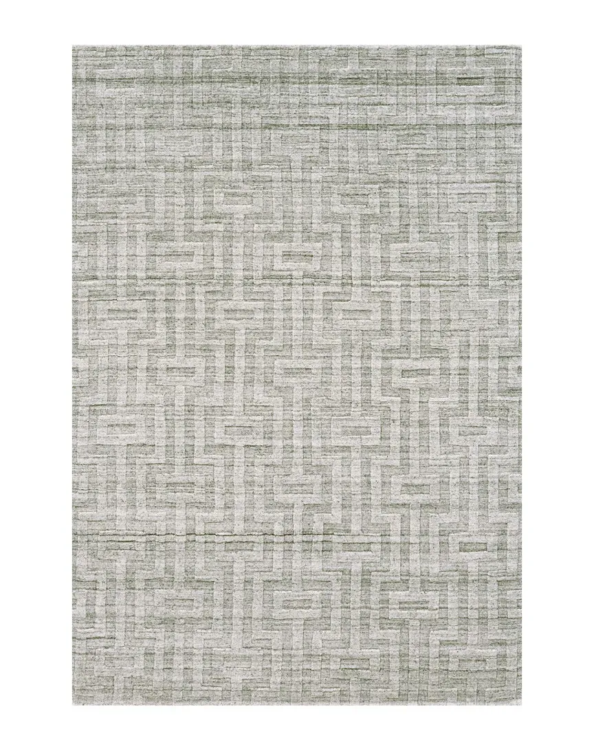 Gramercy Hand-Knotted 2ft x 3ft Rug - Fog, Art Silk image