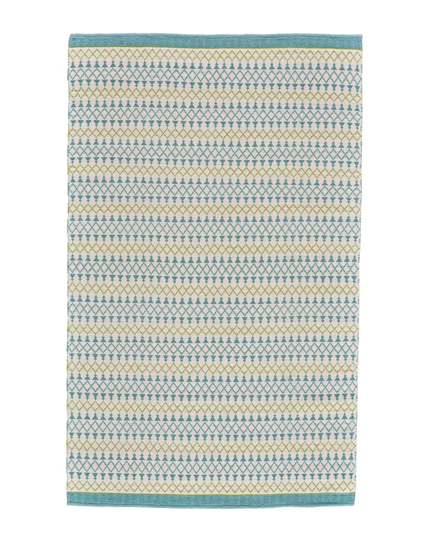 Naim Flat-Weave Rug - Turquoise, Wool image