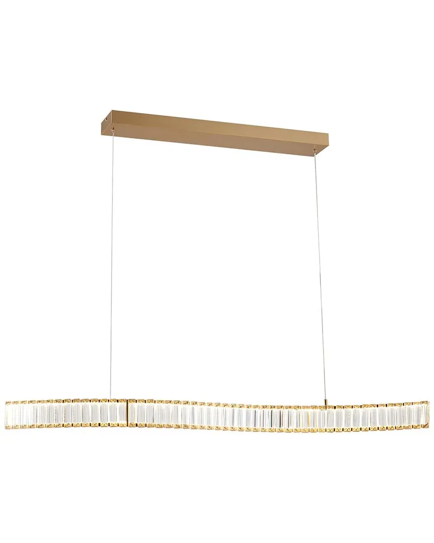 Alexandria LED Crystal Chandelier with CCT - Gold