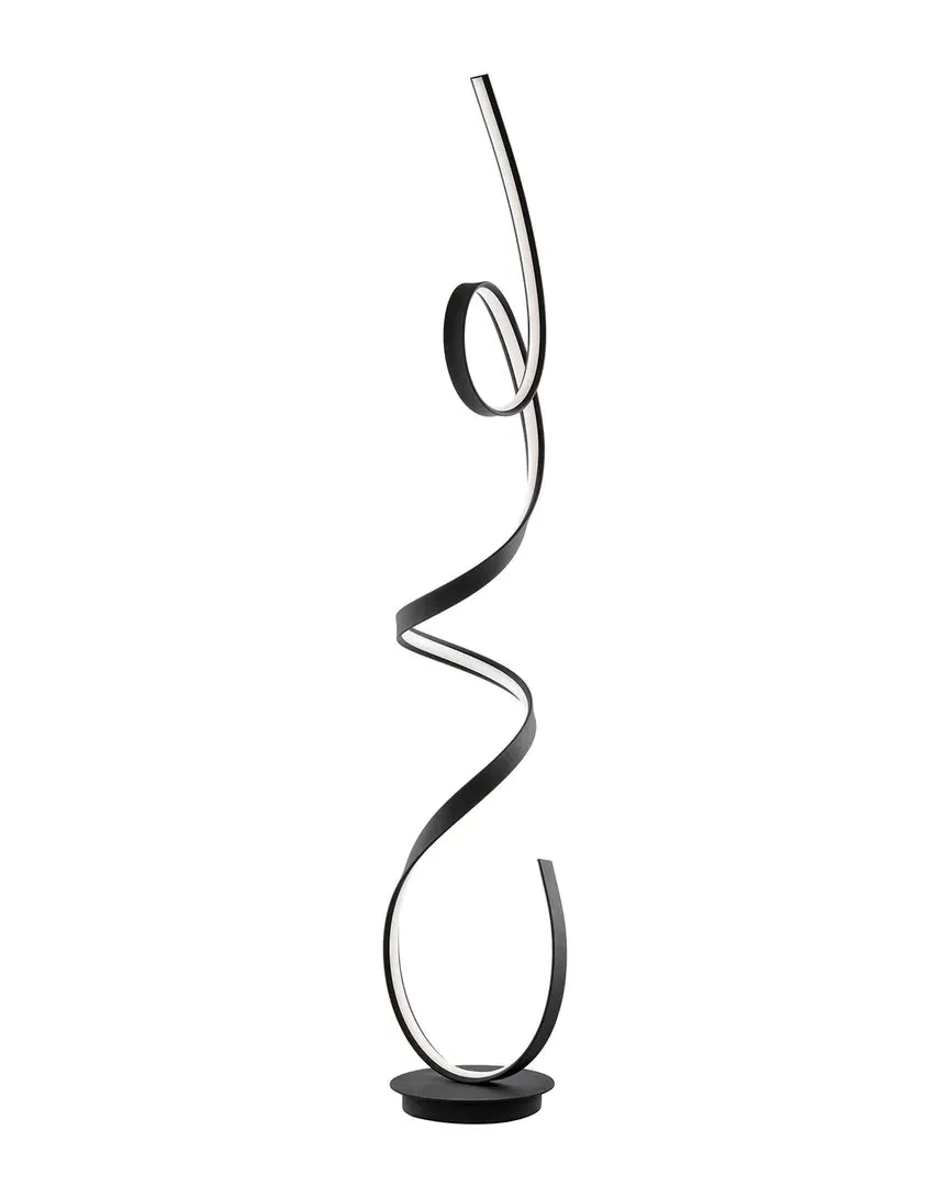 Amsterdam LED Floor Lamp with Dimmer - Matte Black