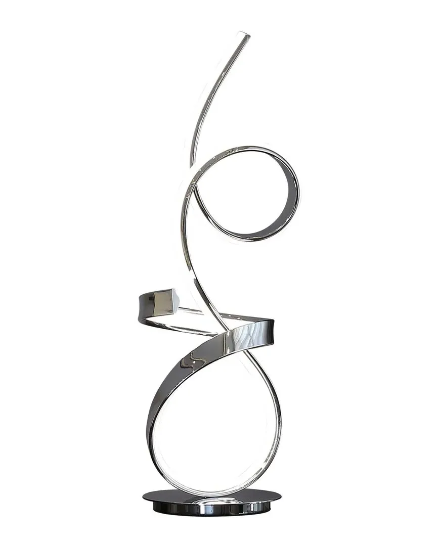 Amsterdam LED Table Lamp with Touch Dimmer - Chrome, Aluminum