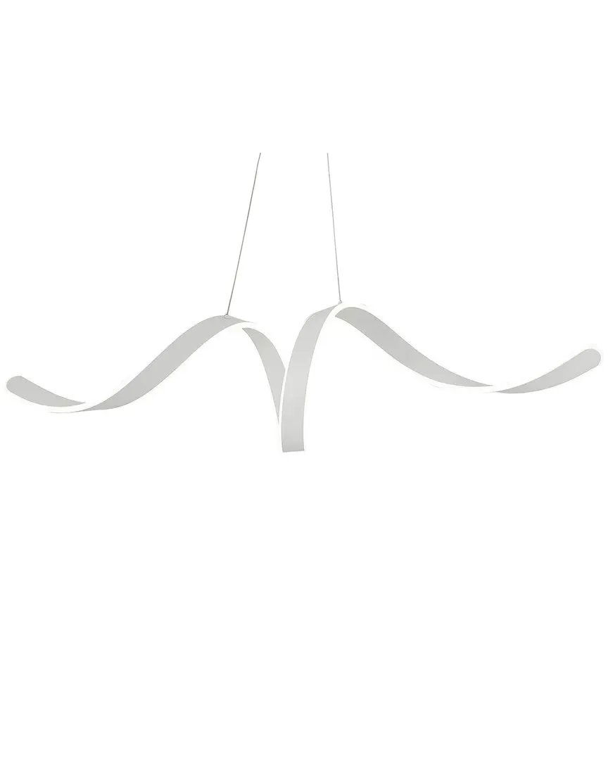 Copenhagen LED Chandelier - White, Aluminum image