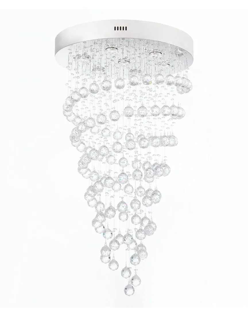 Crystal Chandelier Double Helix - Chrome image