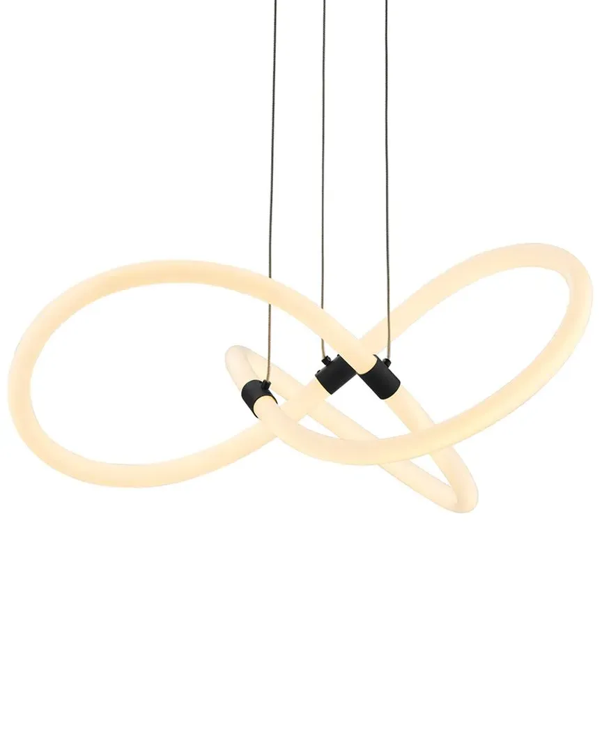 Daisy Adjustable Chandelier - Black, Aluminum image