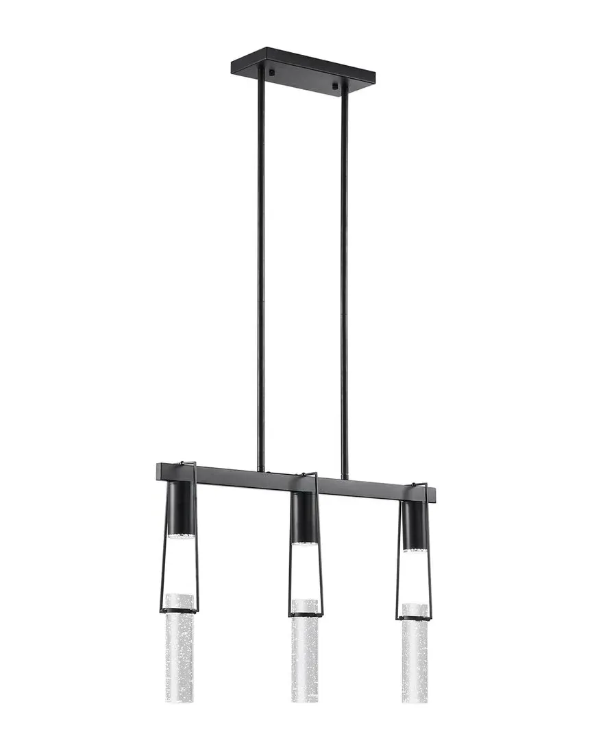 Harmony 3 Light Chandelier - Black image