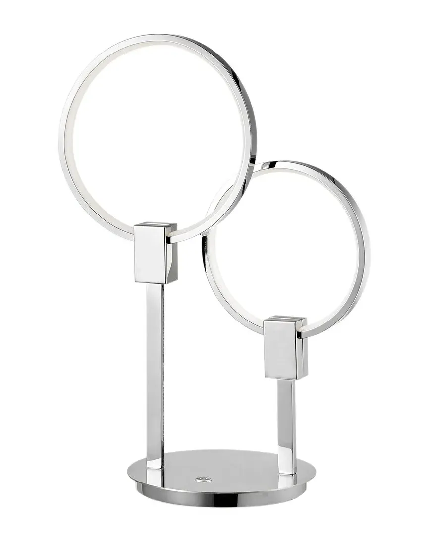 Hong Kong LED Tall Table Lamp - Chrome image