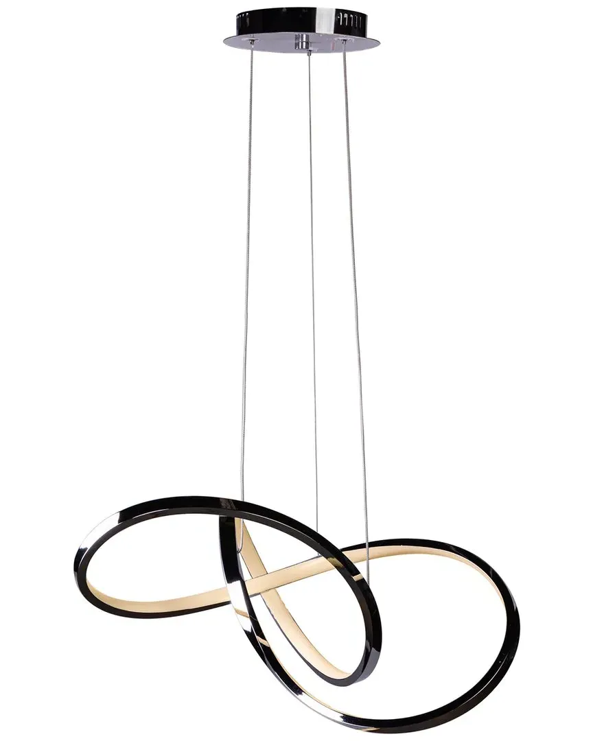 Knotted LED Dimmable Chandelier - Gold, Aluminum