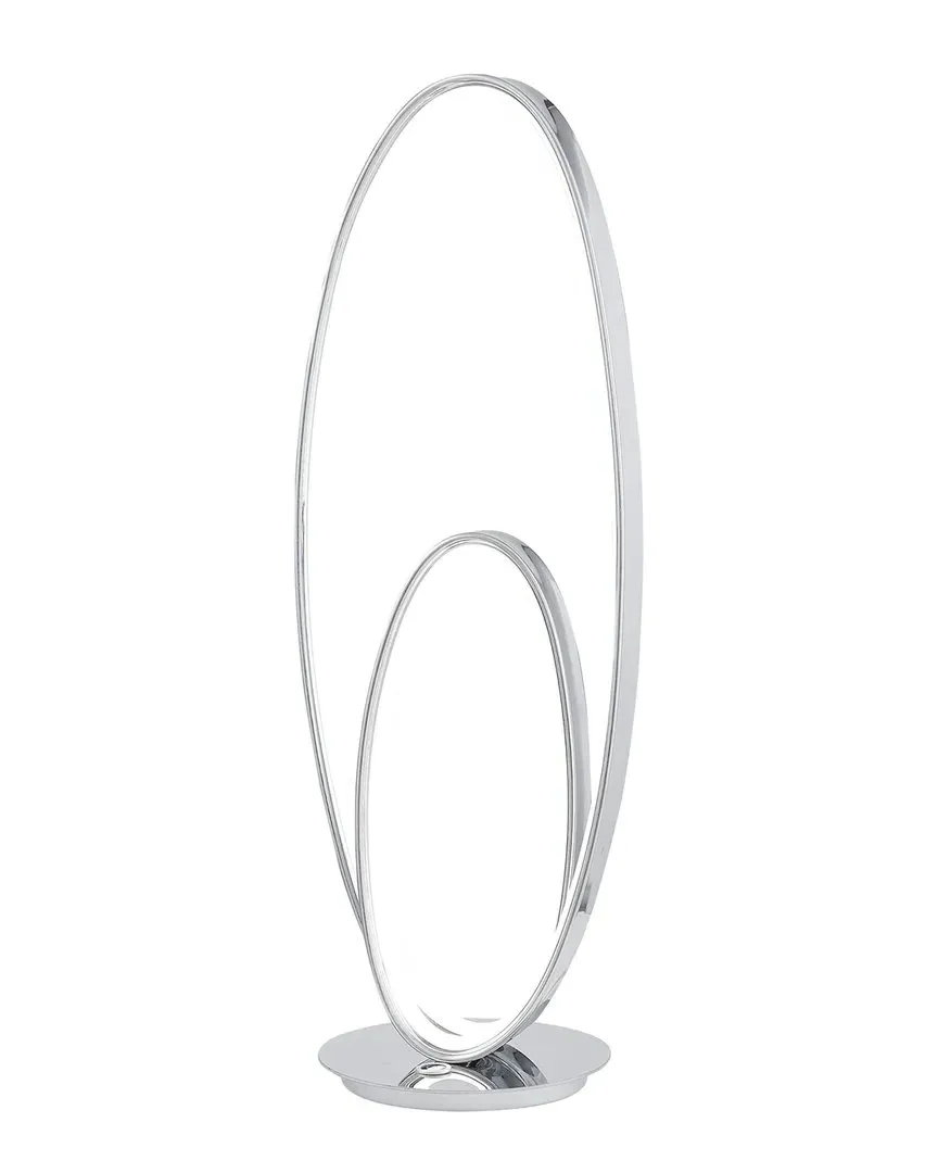 Milan Chrome Table Lamp - Silver image