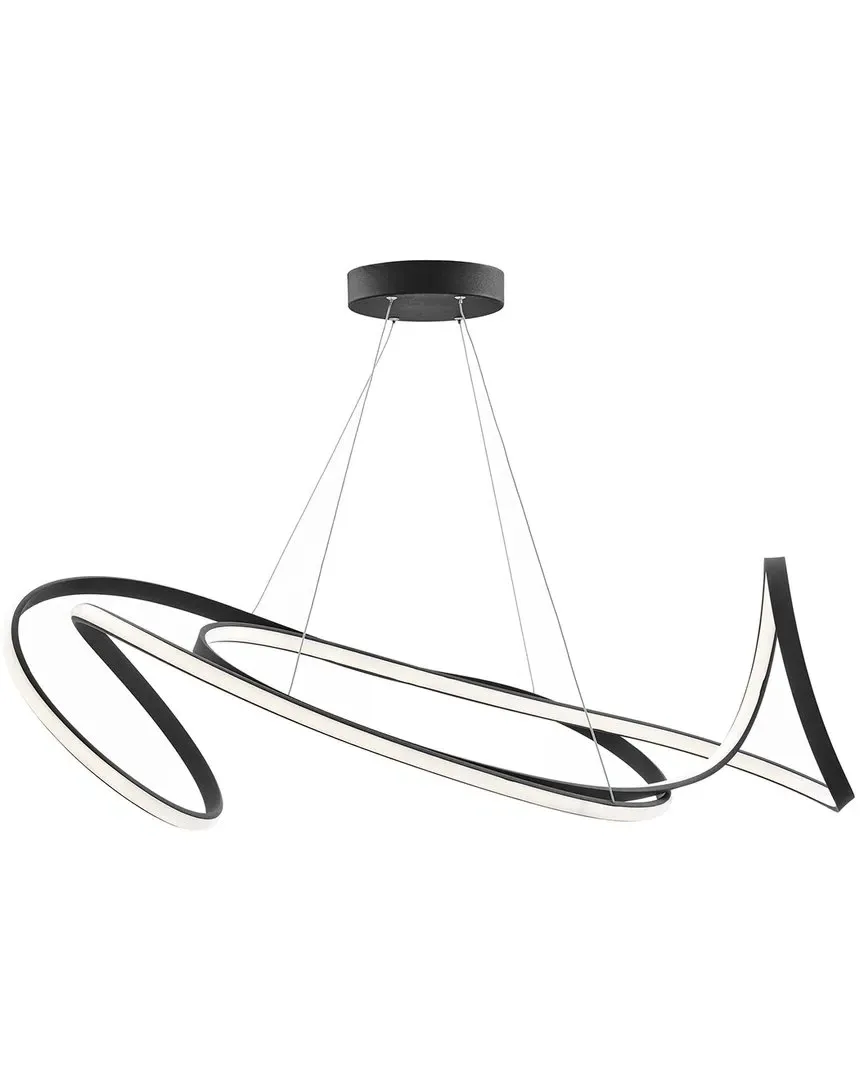 Moscow LED Chandelier - Black, Aluminum image