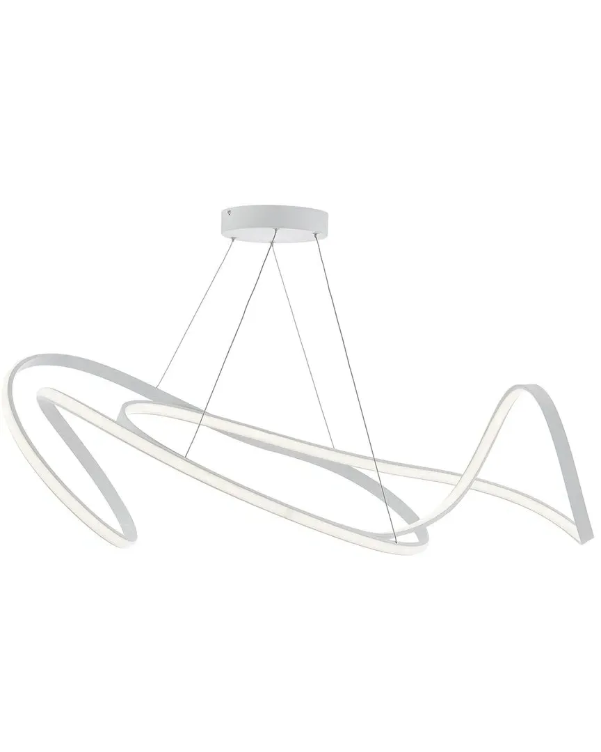 Moscow LED Chandelier - White, Aluminum