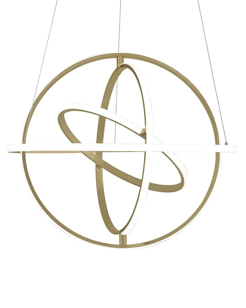 Oxford LED Adjustable Chandelier - Gold, Aluminum image