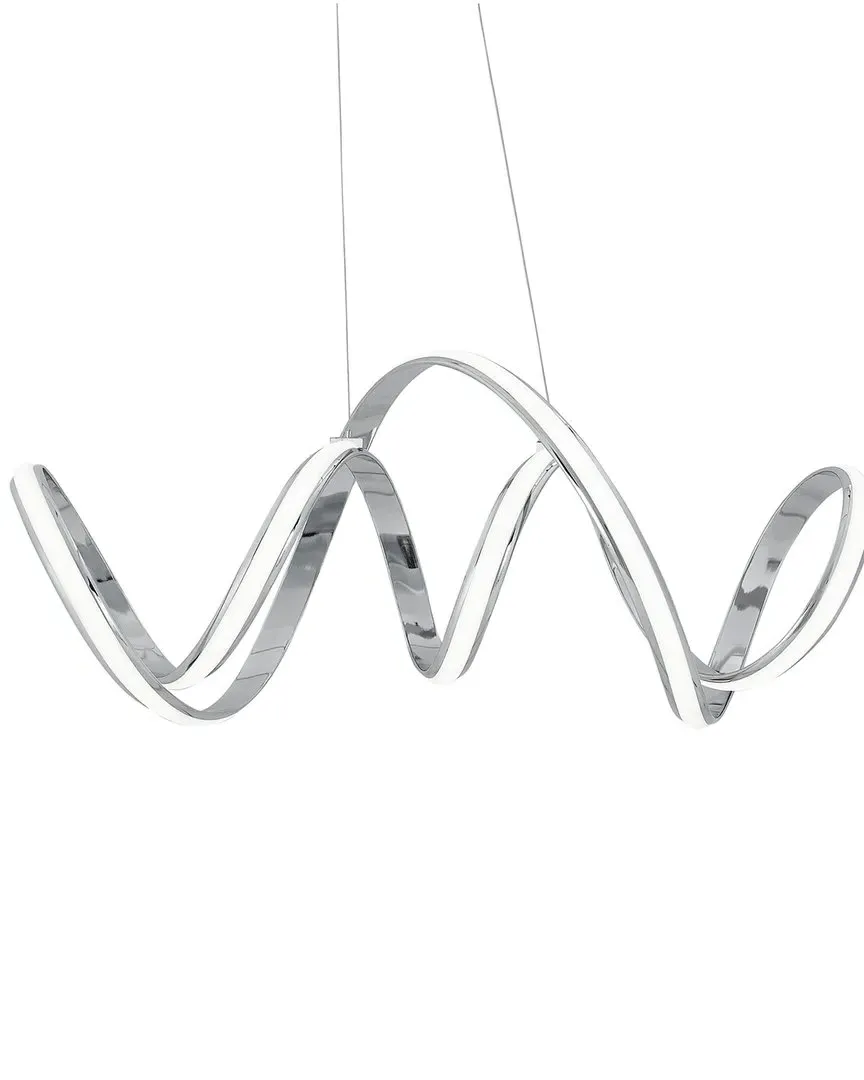 Seville LED Chandelier - Silver, Aluminum