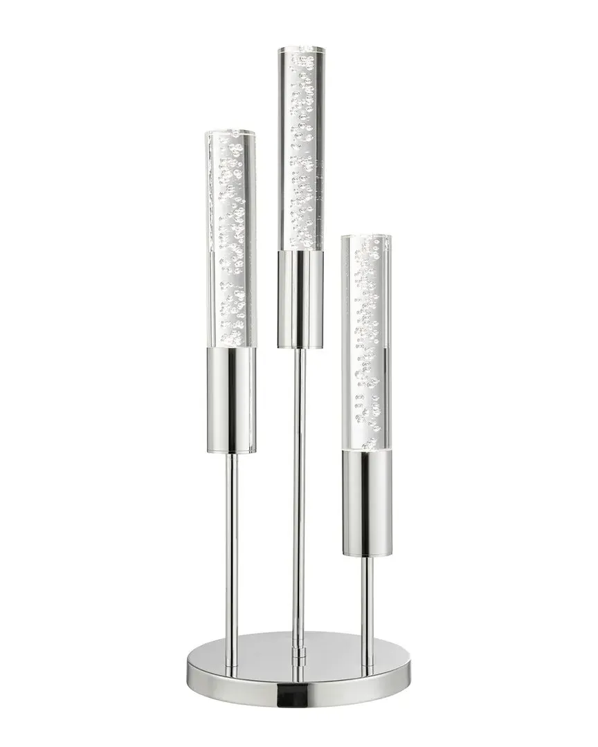 Night Tubes Table Lamp - Chrome, Metal