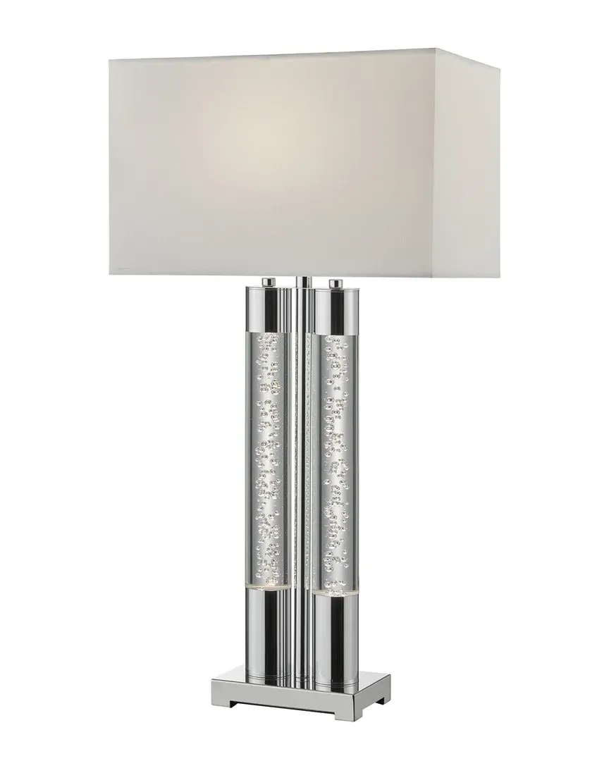 Night Tubes Table Lamp - Chrome, Metal image