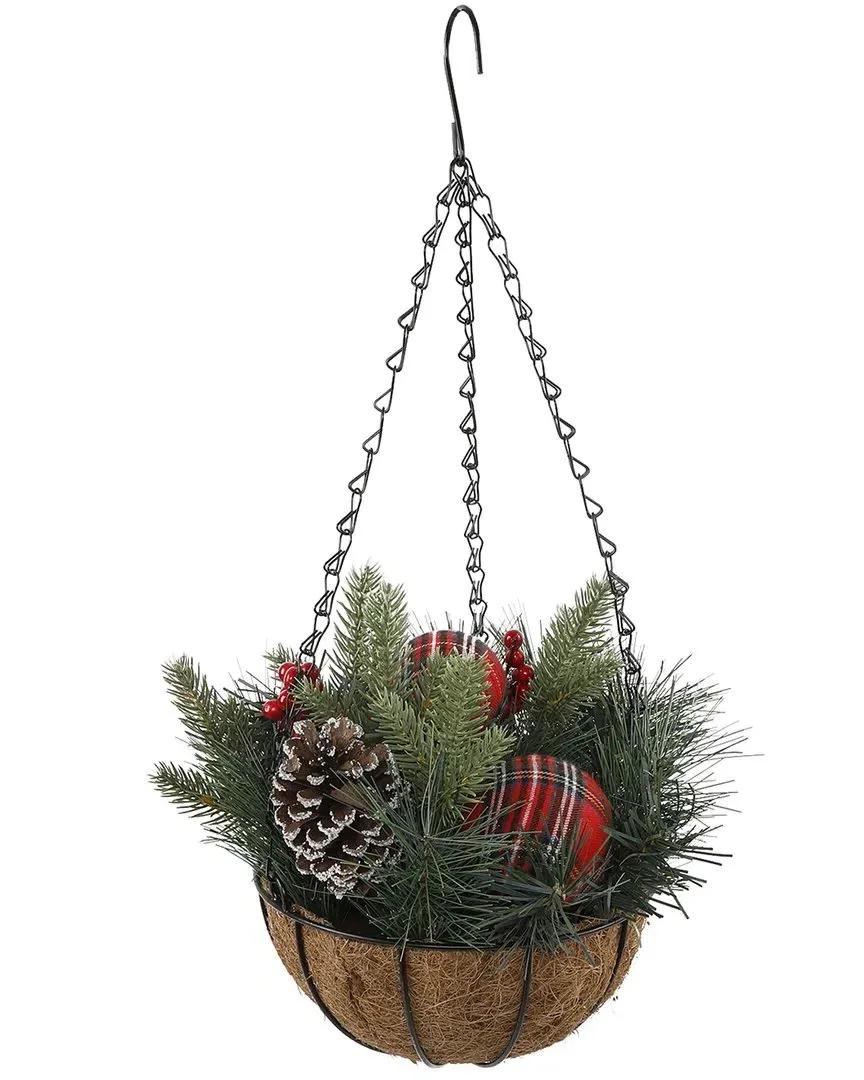 13In Christmas Hanging Basket - Natural image