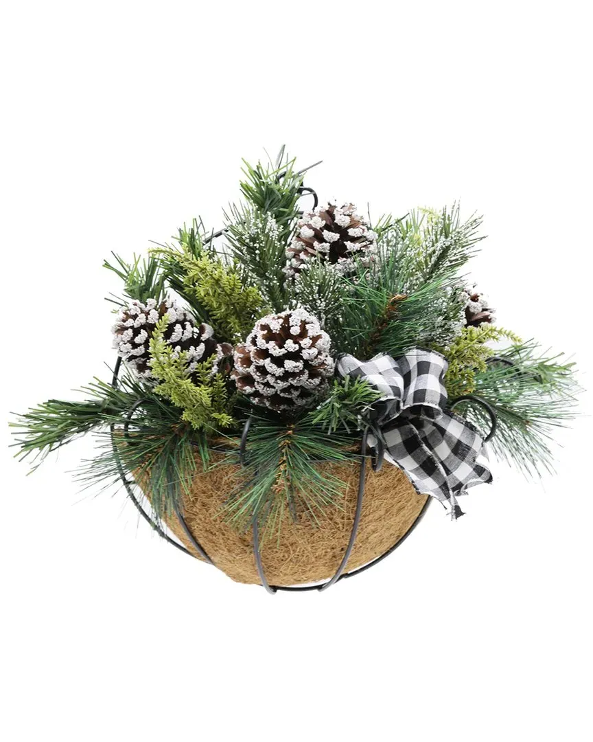 13In Christmas Mix Wall Basket - Natural