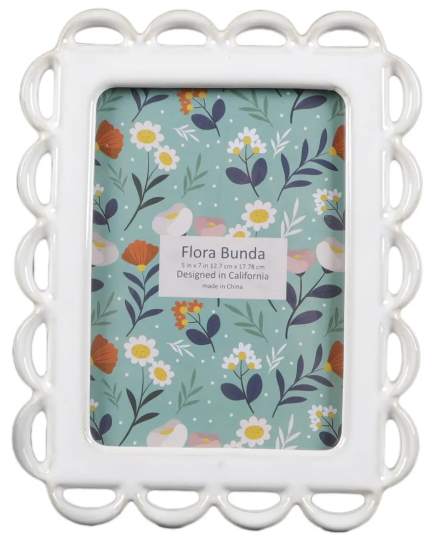 5x7 Photo Frame - Ivory, Ceramic image