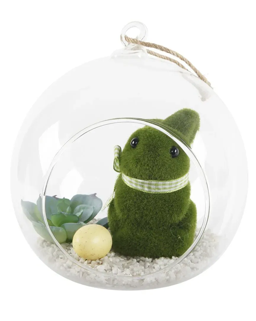 Easter Bunny Terrarium - Green, Glass image
