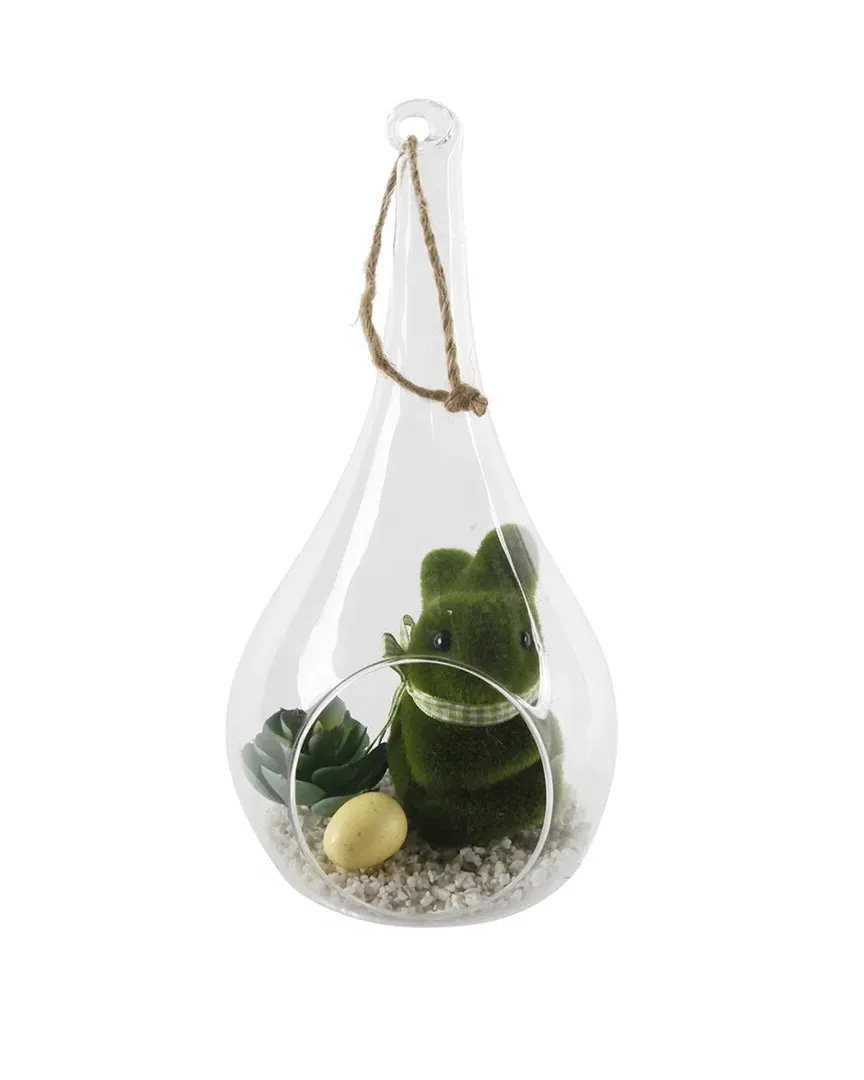 Easter Glass Teardrop - Green image