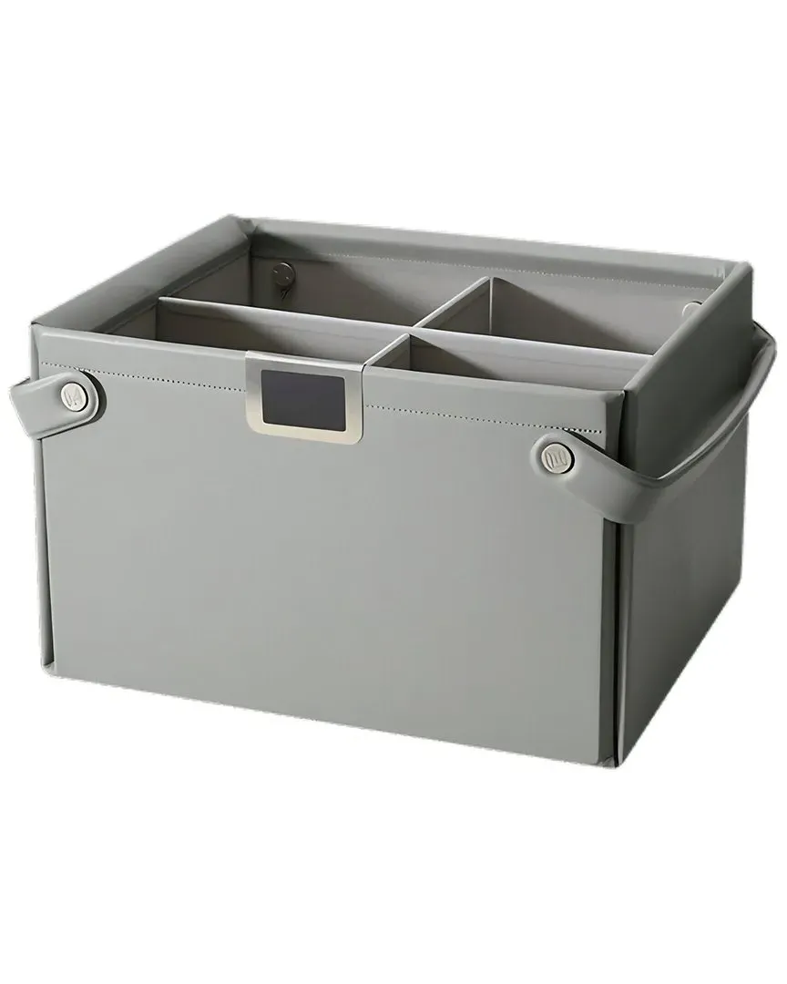 Folden Lane Rectangle Small Storage Basket - Dove image
