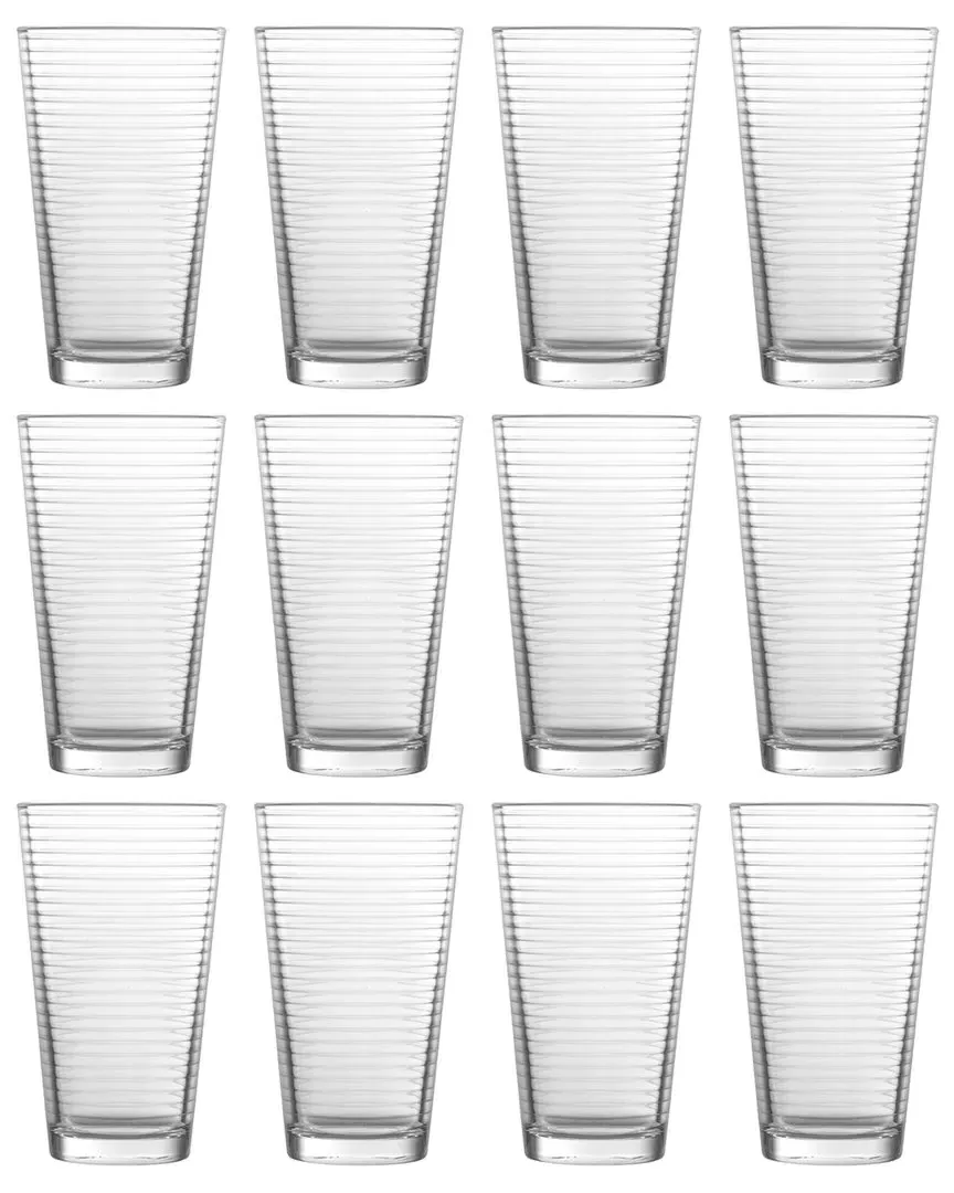 Arcade Everyday 16oz Stackable Glasses Set of 12 - Clear