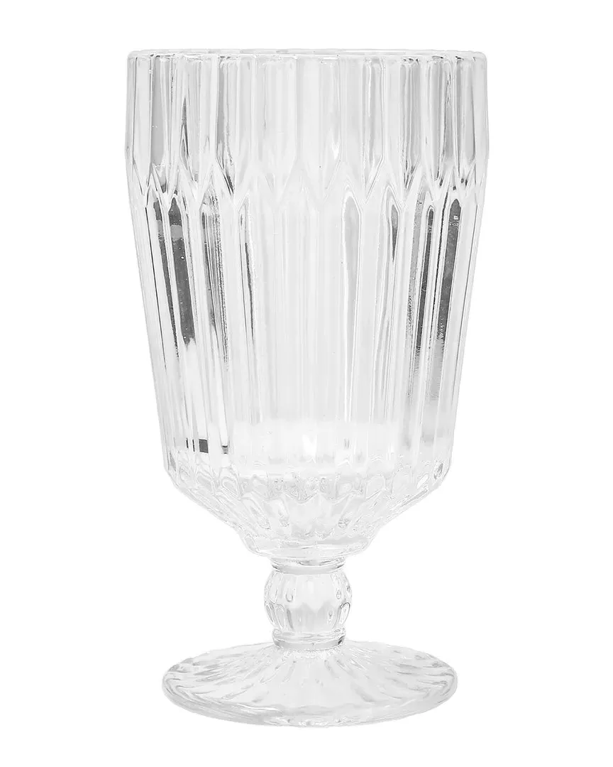 Archie Clear Goblets Set of 6 - Glass