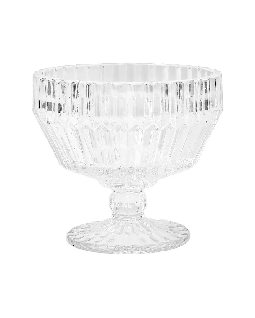Archie Footed Dessert Bowls Set of 6 - Clear, Glass image