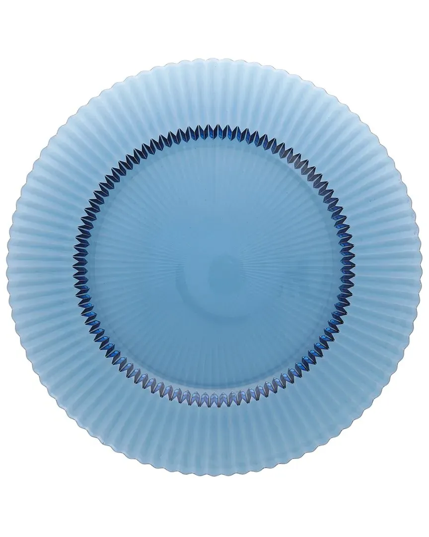 Archie Set of 4 Salad Plates - Cornflower Blue, Glass image