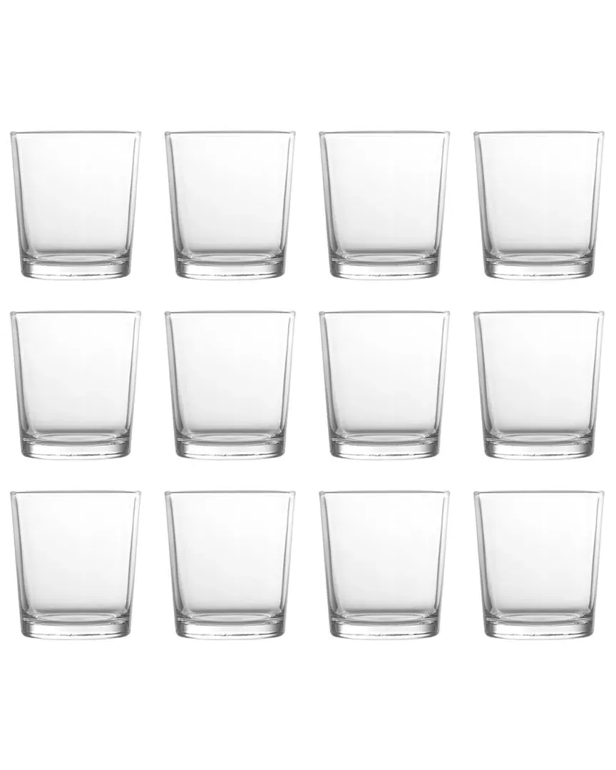 Barca 12oz Stackable Glasses Set of 12 - Clear image