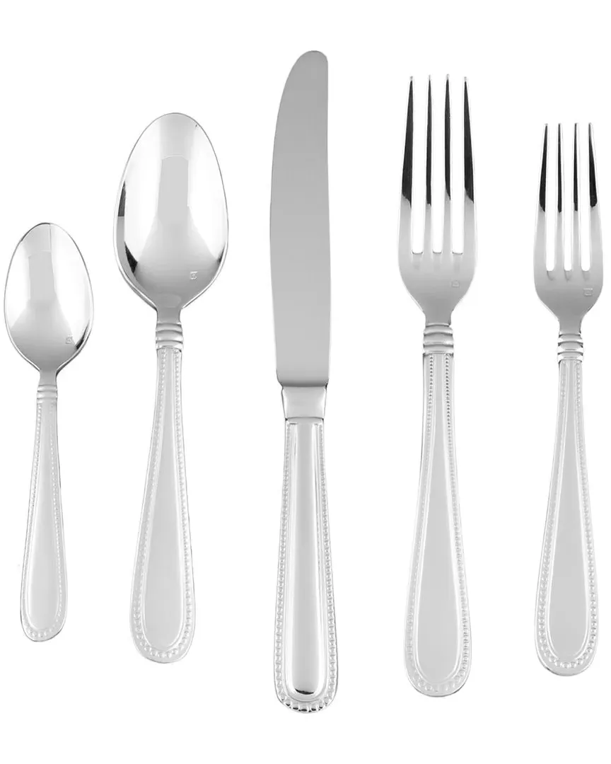 Caviar 20-Piece Flatware Set - Silver, Stainless Steel