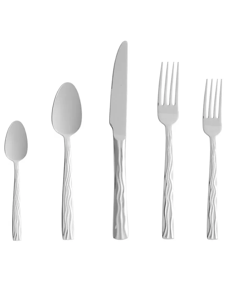 Dorada 20pc Flatware Set - Silver, Stainless Steel
