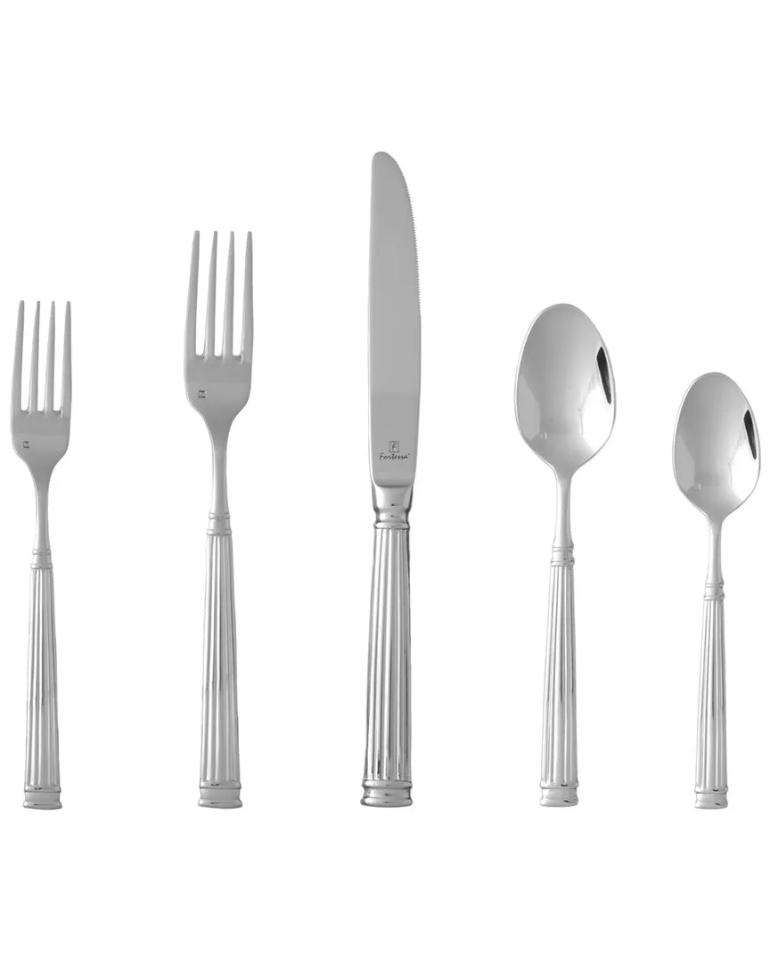 Doria 20-Piece Flatware Set - Silver, Stainless Steel