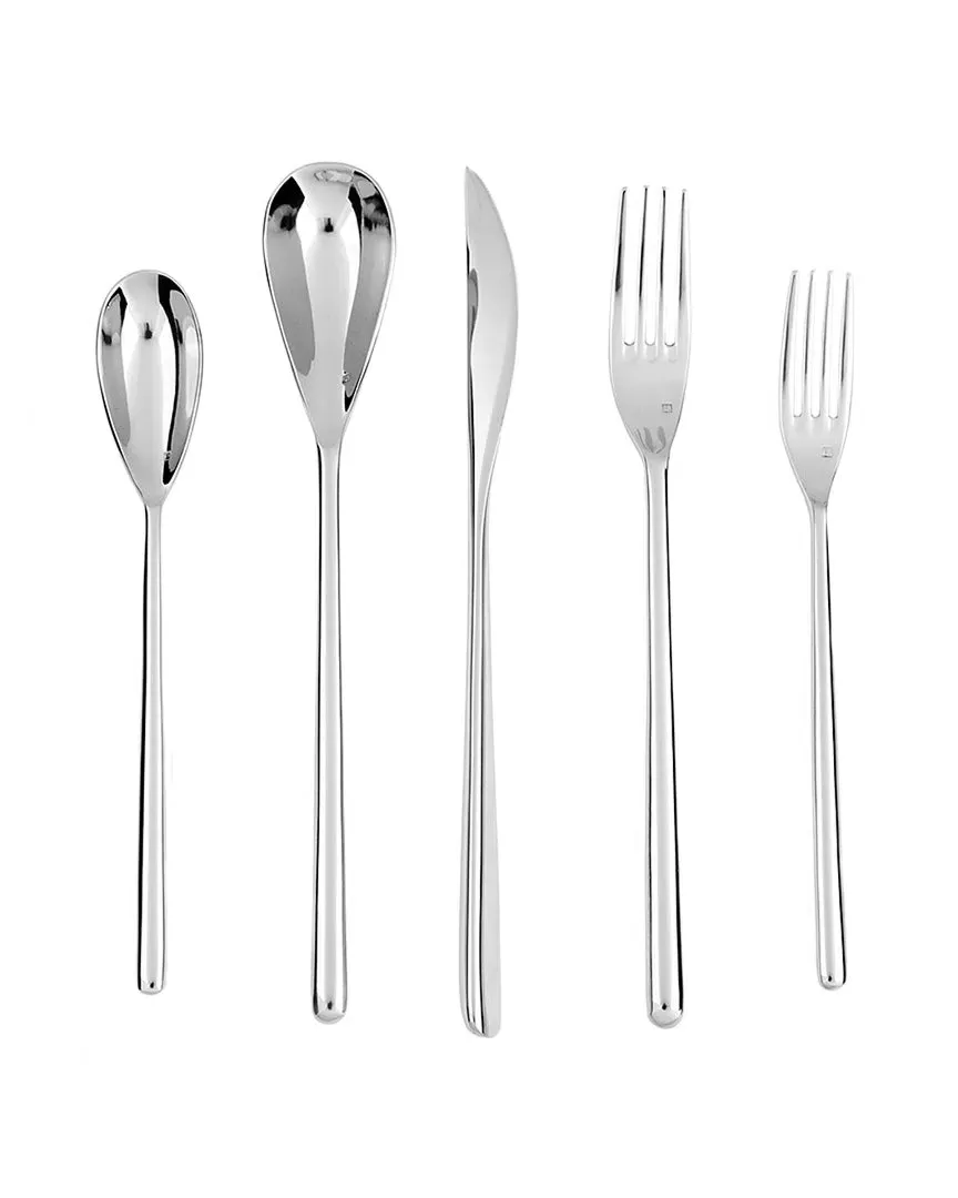 Dragonfly 20-Piece Flatware Set - Silver, Stainless Steel