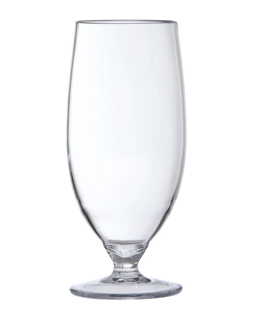 D&V Outside Set of 6 Water/Beer Glasses - Clear image