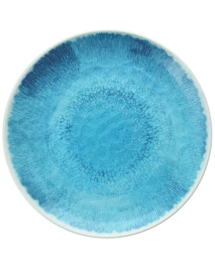 DVM Flora Dinner Plate - Blue, Porcelain