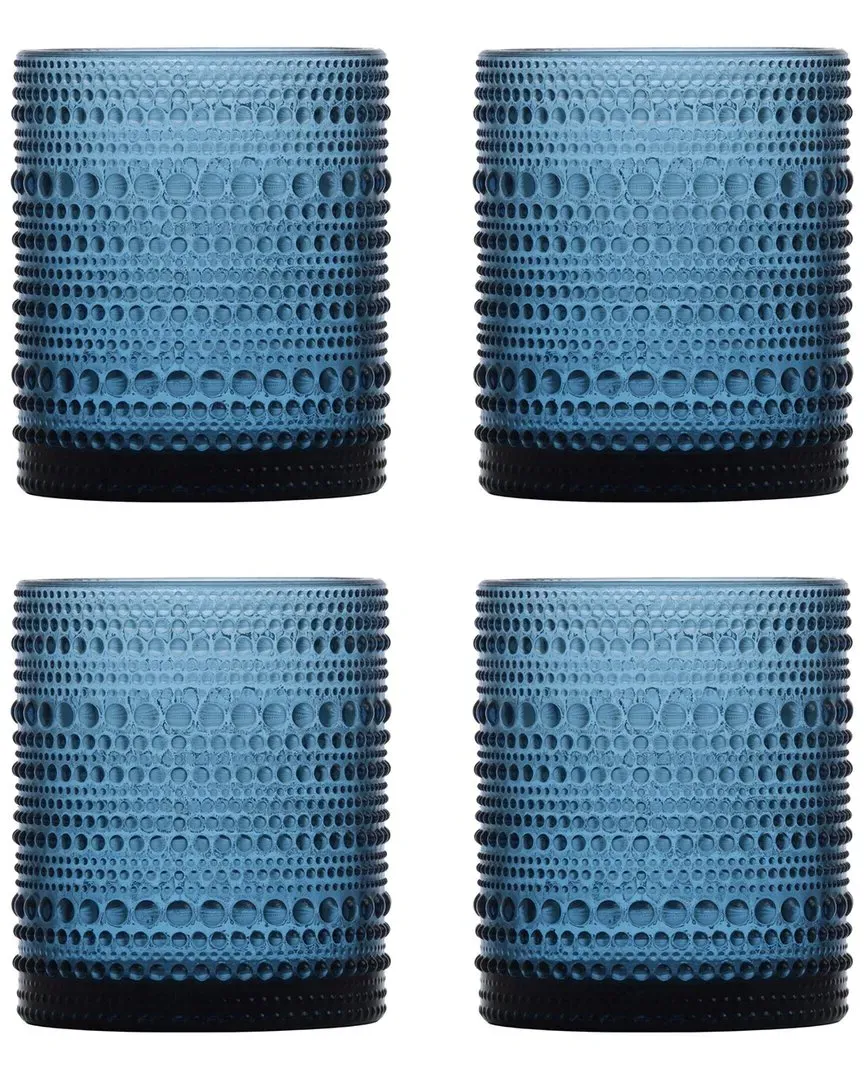 Jupiter 4pc Beverage Glasses - Smoke Gray, Glass