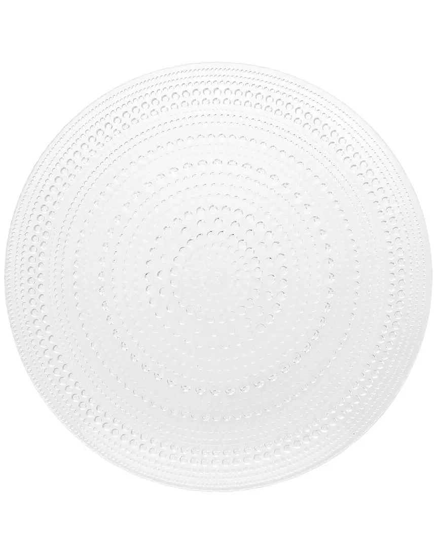 Jupiter Set of 4 Charger Plates - Clear, Glass