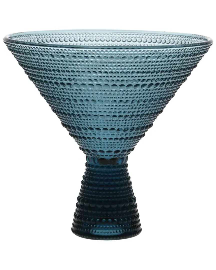 Jupiter Set of 4 Martini Glasses - Cornflower Blue, Glass