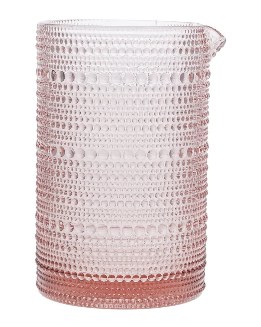 Jupiter Set of 4 Mixing Glasses - Pink, Glass