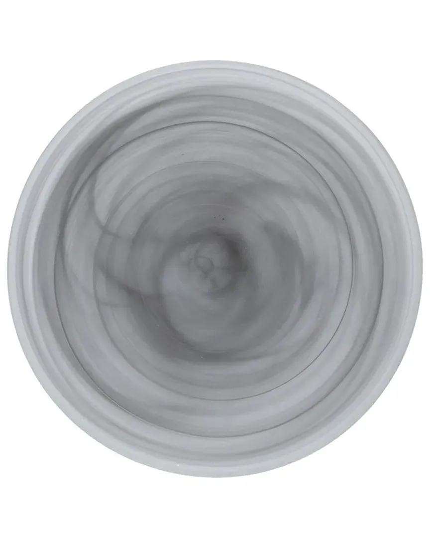 La Jolla Set of 4 Bread & Butter Plates - Grey, Glass image