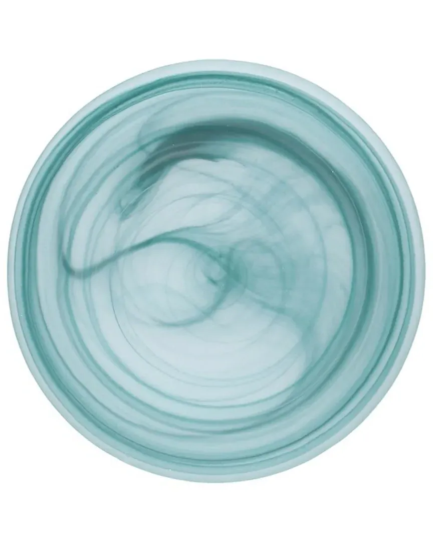 La Jolla Set of 4 Bread & Butter Plates - Sage, Glass